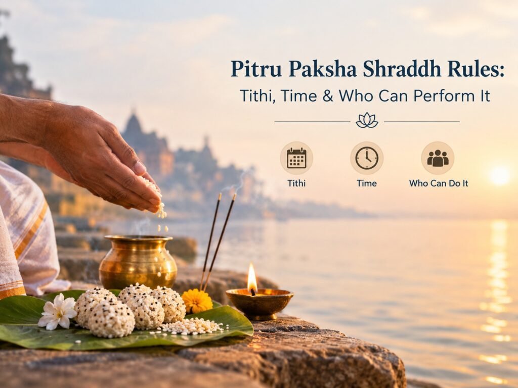 Pitru Paksha Shraddh Rules Tithi, Time